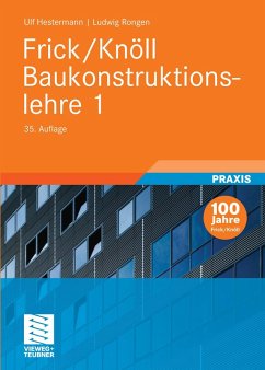 Frick/Knöll Baukonstruktionslehre 1 (eBook, PDF) - Hestermann, Ulf; Rongen, Ludwig