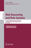 Web Reasoning and Rule Systems (eBook, PDF)