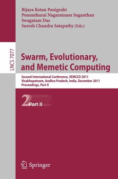 Swarm, Evolutionary, and Memetic Computing, Part II (eBook, PDF)