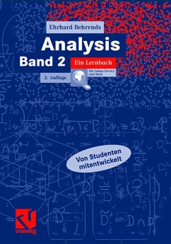 Analysis Band 2 (eBook, PDF) - Behrends, Ehrhard