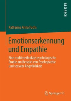 Emotionserkennung und Empathie (eBook, PDF) - Fuchs, Katharina Anna