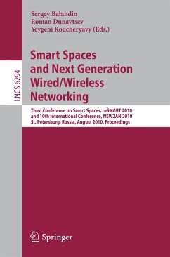 Cover Smart Spaces and Next Generation Wired/Wireless Networking (eBook, PDF)