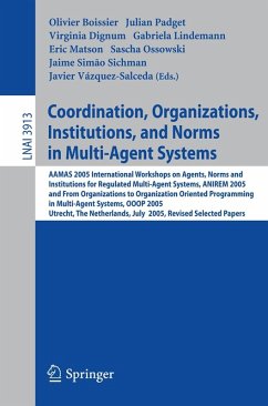 Coordination, Organizations, Institutions, and Norms in Multi-Agent Systems (eBook, PDF)