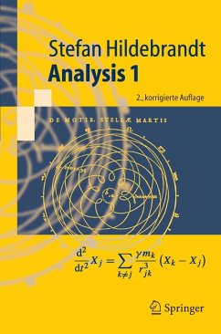 Analysis 1 (eBook, PDF) - Hildebrandt, Stefan