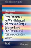 Error Estimates for Well-Balanced Schemes on Simple Balance Laws (eBook, PDF)