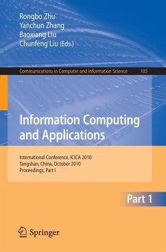 Information Computing and Applications, Part I (eBook, PDF)