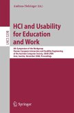 HCI and Usability for Education and Work (eBook, PDF)