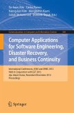 Computer Applications for Software Engineering, Disaster Recovery, and Business Continuity (eBook, PDF)