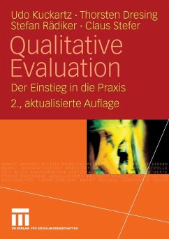 Qualitative Evaluation (eBook, PDF) - Kuckartz, Udo; Dresing, Thorsten; Rädiker, Stefan; Stefer, Claus