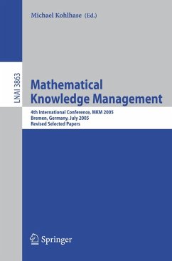 Mathematical Knowledge Management (eBook, PDF)