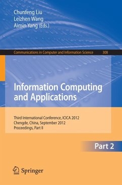 Information Computing and Applications (eBook, PDF)