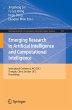 Emerging Research in Artificial... - Bild 1