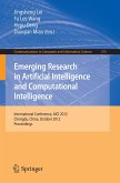 Emerging Research in Artificial Intelligence and Computational Intelligence (eBook, PDF)