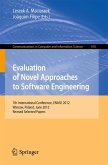 Evaluation of Novel Approaches to Software Engineering (eBook, PDF)