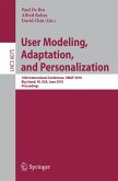 User Modeling, Adaptation, and Personalization (eBook, PDF)