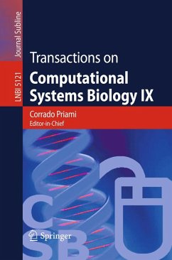 Transactions on Computational Systems Biology IX (eBook, PDF)