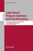 Logic-Based Program Synthesis and Transformation (eBook, PDF)