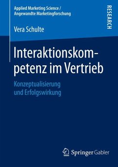 Interaktionskompetenz im Vertrieb (eBook, PDF) - Schulte, Vera