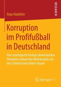 Korruption im Profifußball in Deutschland (eBook, PDF) - Häublein, Anja