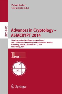 Advances in Cryptology -- ASIACRYPT 2014 (eBook, PDF)