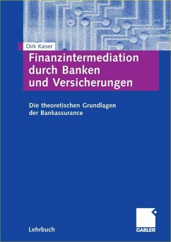 Cover Finanzintermediation durch Banken und Versicherungen (eBook, PDF)