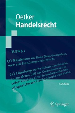 Handelsrecht (eBook, PDF) - Oetker, Hartmut