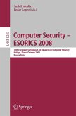 Computer Security - ESORICS 2008 (eBook, PDF)