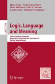 Logic, Language and Meaning (eBook, PDF)