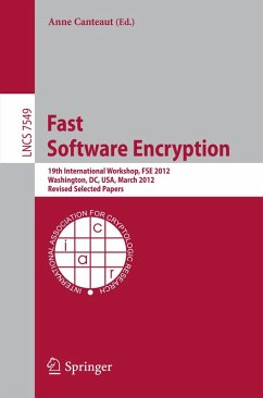 Cover Fast Software Encryption (eBook, PDF)