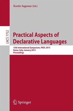 Practical Aspects of Declarative Languages (eBook, PDF)