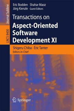 Transactions on Aspect-Oriented Software Development XI (eBook, PDF)