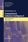 Transactions on Computational Collective Intelligence X (eBook, PDF)