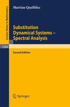 Substitution Dynamical Systems - Spectral Analysis (eBook, PDF) - Queffélec, Martine