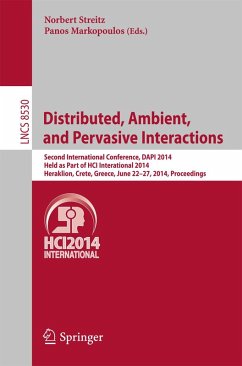 Distributed, Ambient, and Pervasive Interactions (eBook, PDF)