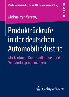 Produktrückrufe in der deutschen Automobilindustrie (eBook, PDF) - van Venrooy, Michael