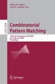 Combinatorial Pattern Matching (eBook, PDF)