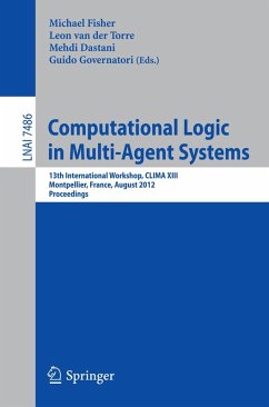 Cover Computational Logic in Multi-Agent Systems (eBook, PDF)