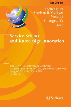 Service Science and Knowledge Innovation (eBook, PDF)