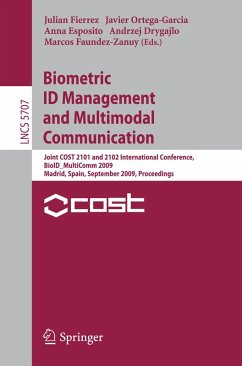 Biometric ID Management and Multimodal Communication (eBook, PDF)