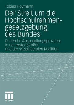 Der Streit um die Hochschulrahmengesetzgebung des Bundes (eBook, PDF) - Hoymann, Tobias