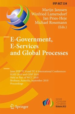 E-Government, E-Services and Global Processes (eBook, PDF)