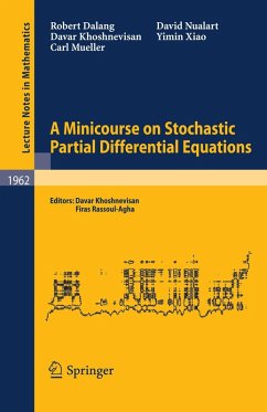 A Minicourse on Stochastic Partial Differential Equations (eBook, PDF) - Dalang, Robert; Khoshnevisan, Davar; Mueller, Carl; Nualart, David; Xiao, Yimin
