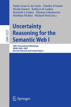 Uncertainty Reasoning for the Semantic Web I (eBook, PDF)