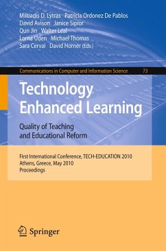 Technology Enhanced Learning: Quality of Teaching and Educational Reform (eBook, PDF)