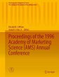 Proceedings of the 1996 Academy of... - Bild 1