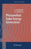 Photovoltaic Solar Energy Generation (eBook, PDF)