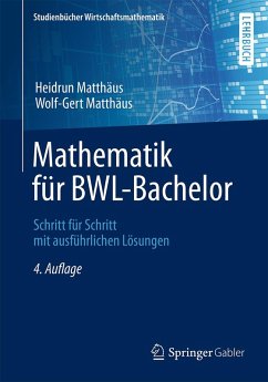 Mathematik für BWL-Bachelor (eBook, PDF) - Matthäus, Heidrun; Matthäus, Wolf-Gert