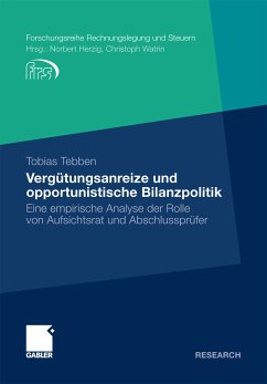 Vergütungsanreize und opportunistische Bilanzpolitik (eBook, PDF) - Tebben, Tobias