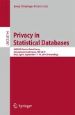 Privacy in Statistical Databases (eBook, PDF)