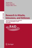 Research in Attacks, Intrusions, and Defenses (eBook, PDF)